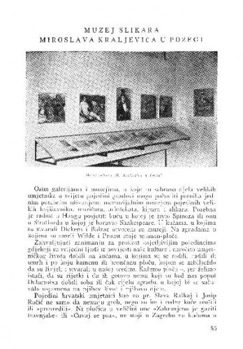 Muzej slikara Miroslava Kraljevića u Požegi / M. P.
