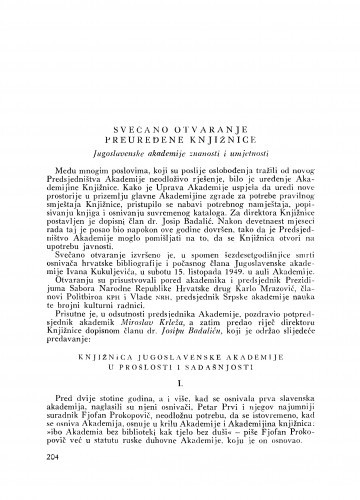 Svečano otvaranje preuređene Knjižnice