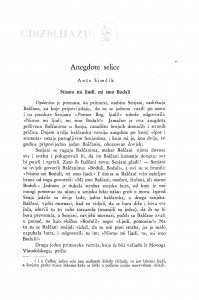 Anegdote selice / A. Šimčík