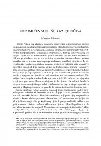 Nepomućen slijed Šopova pjesništva / Miroslav Palameta