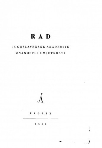 Knj. 10(1961)=knj. 322 / urednik Grga Novak