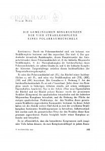 <Die> gemeinsamen Kongruenzen der vier Strahlkomplexe eines Polarraumbüschels / V. Niče