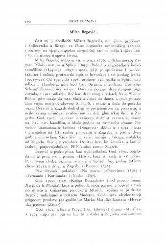 Milan Begović / M. Dežman