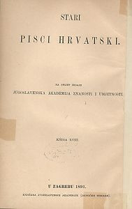 Pjesni razlike Dinka Rańine, vlastelina dubrovačkoga / izdanje priredio Matija Valjavec