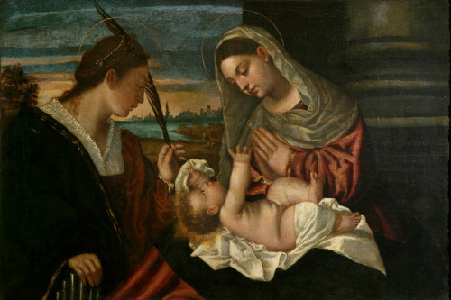 Bogorodica s Djetetom i svetom Cecilijom