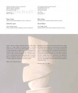 Šime Vulas: Sakralni opus = Sacral opus / tekst Željka Čorak