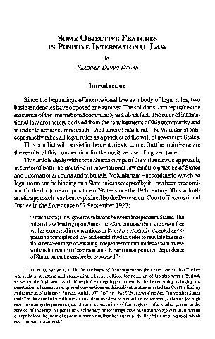 Some Objective Features in Positive International Law / Vladimir-Djuro Degan