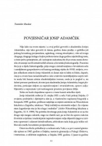 Povjesničar Josip Adamček