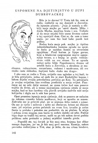 Uspomene na djetinjstvo u Župi Dubrovačkoj / Bruno Bulić