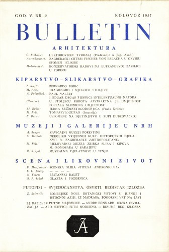 God. 5(1957), Br. 2 / [odgovorni urednik Ljubo Babić]