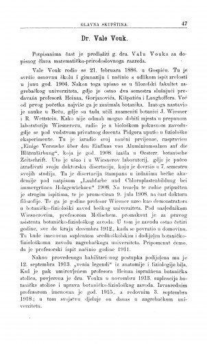 Dr. Vale Vouk / V. Varićak