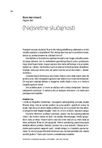 (Ne)sretne slučajnosti / Pavo Marinković