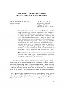 Pravičnost i međunarodno pravo u razgraničenjima morskih prostora / Vladimir-Đuro Degan