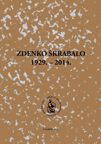 Zdenko Škrabalo : 1929.-2014. / uredio Željko Reiner