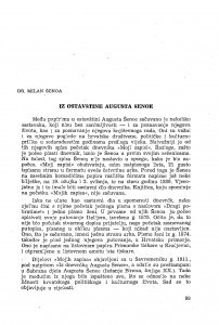 Iz ostavštine Augusta Šenoe / [priredio] Milan Šenoa