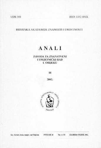 Sv. 18 (2002) / urednici Dragan Dekaris, Julijo Martinčić
