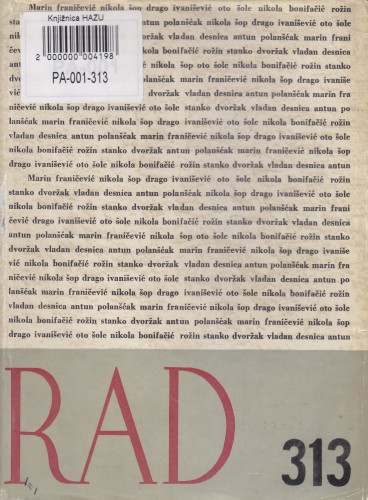 Knj. 4(1957)=knj. 313 / urednik Marijan Matković