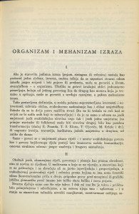 Organizam i mehanizam izraza / T. Ladan