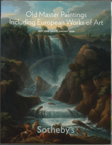 Old master paintings including European works of art : including European works of art : auction in New York, Thursday 24 January 2008, Friday 25 January 2008 / Sotheby's