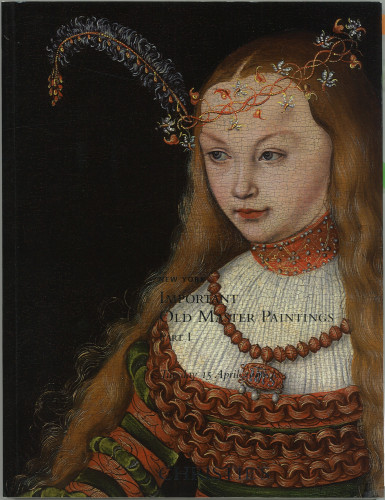 Important old master paintings and sculpture : part I : Tuesday 15 April 2008 : propierties from the Saint Francis of Assisi Foundation (Inc. New York State) ... The Collection of Saul P. Steinberg / Christie, Manson & Woods International Inc.