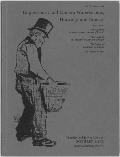 Catalogue of impressionist and modern watercolours, drawings and bronzes ... : day of sale, Thursday 2nd July 1970 / Sotheby & Co.