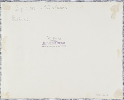 Zagreb 1924. - loši stanovi. Vlaška ul.