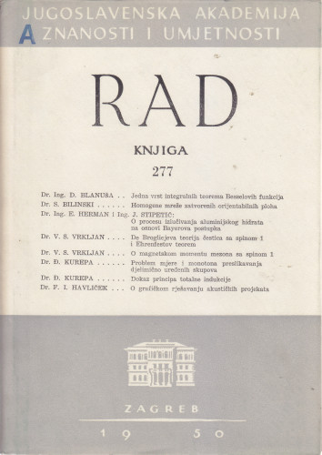 Knj. 3(1950)=knj. 277 [2.] / urednik Josip Lončar