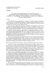 Stalni gospodarski izvjestitelji kraljevskog zemaljskog statističkog ureda u Zagrebu iz kotara Ivanec na smjeni dvaju stoljeća / Benedikt Bojanić-Glavica ; Miroslav Žugaj