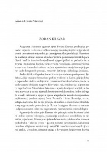 Zoran Kravar / Tonko Maroević