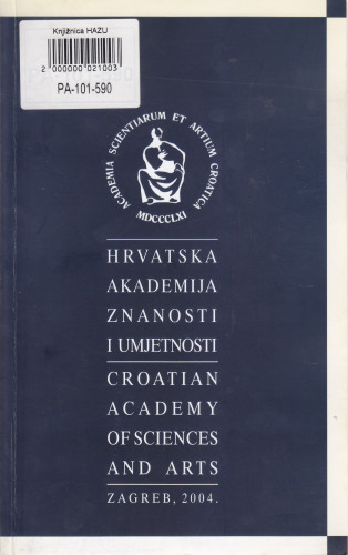Hrvatska akademija znanosti i umjetnosti = Croatian Academy of Science and Arts / [urednik Aco Zrnić ; prijevod Lelija Sočanac]