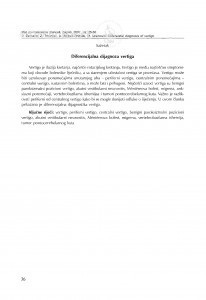 The differential diagnosis of vertigo and epilepsy / Snježana Miškov, Hrvoje Hećimović