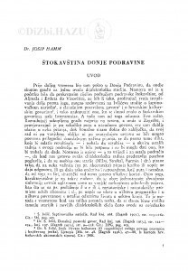 Štokavština Donje Podravine / J. Hamm