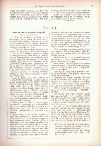 Kako da nam se domovina obogati ? / piše Izidor Kršnjavi