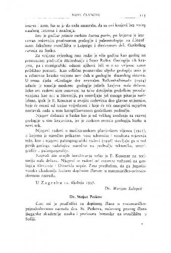 Dr. Stojan Petkov / V. Vouk