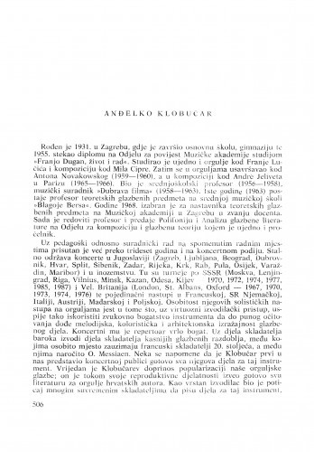 Anđelko Klobučar : [biografije novih članova Akademije]