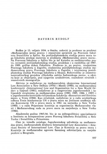 Davorin Rudolf : [biografije novih članova Akademije]