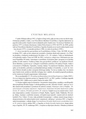 Cvjetko Milanja