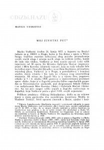 Moj životni put / M. Vušković