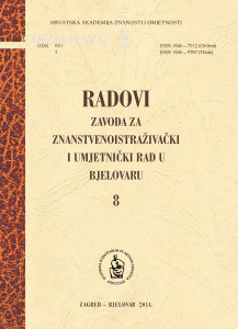 Sv. 8 (2014) / [glavni i odgovorni urednik Slobodan Kaštela ; urednik sveska Vladimir Strugar]