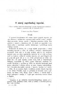 O staroj zagrebačkoj trgovini / I. Tkalčić