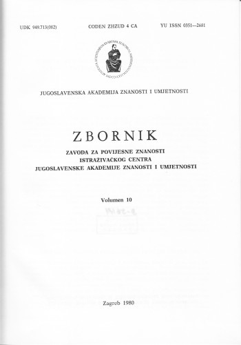 Vol. 10(1980) / urednik Ljubo Boban