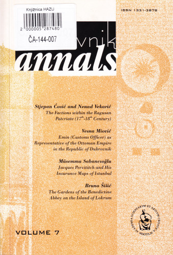 Vol. 7 (2003) / editor in chief Vladimir Stipetić