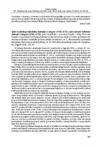 Društveno-ekonomske prilike u doba života i djelovanja Grgura Čevapovića / Dušan Čalić