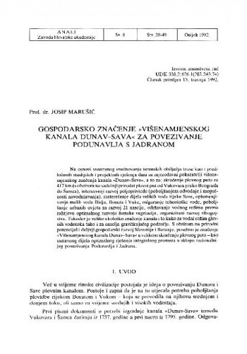 Gospodarsko značenje 