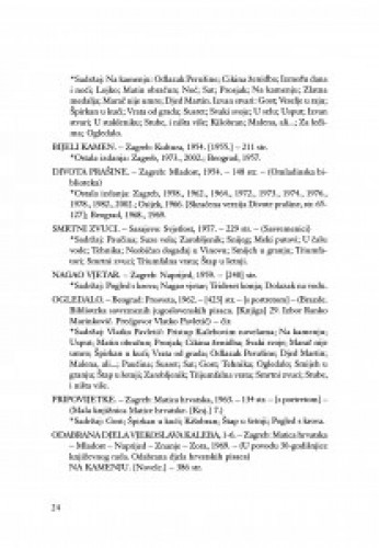 Bibliografija izdanja djela akademika Vjekoslava Kaleba