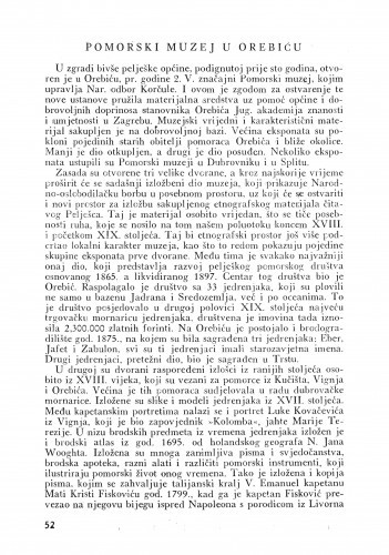 Pomorski muzej u Orebiću / R.