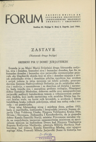 Zastave : (nastavak druge knjige) / M. Krleža