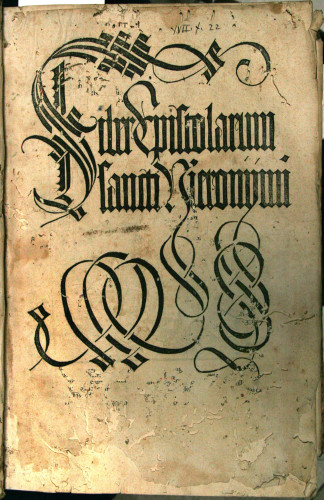 Liber Epistolarum sancti Hieronymi