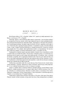Boris Bućan (1947. - 2023.) : [nekrolog] / Igor Rončević