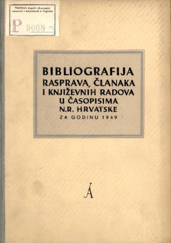 Knj. 4. : za godinu 1949. ; [priredila Jelka Mišić uz suradnju Vjere Bendiš i Janka Živkovića]